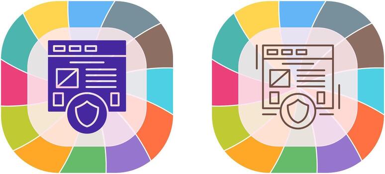 Secure Icon Design vector