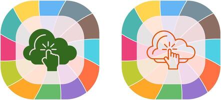 Cloud Computing Icon Design vector