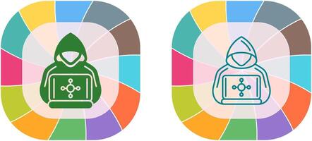 Hacker Icon Design vector