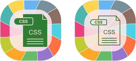 CSS Icon Design vector