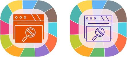 Magnifying Glass Icon Design vector