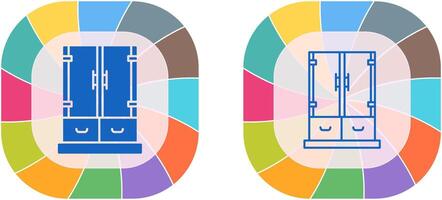 Cabinet Drawer Icon Design vector