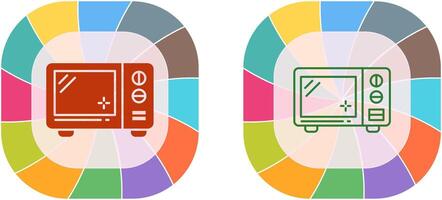 Microwave Icon Design vector