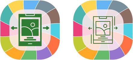 Swipe Icon Design vector