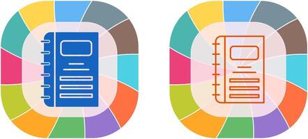 Notebook Icon Design vector