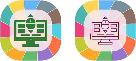 Scroll Icon Design vector