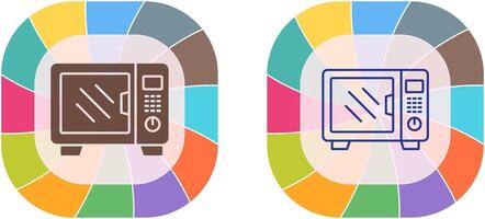 Microwave Icon Design vector