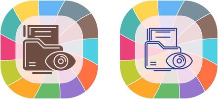 Data Visualization Icon Design vector