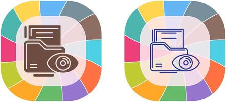 diseño de icono de visualización de datos vector