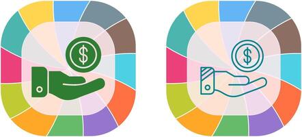 diseño de icono de dólar vector