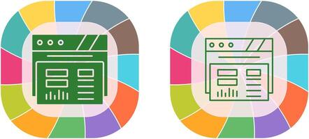 Dashboard Icon Design vector