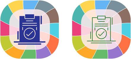 Checkmark Icon Design vector