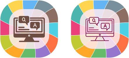 Faq Icon Design vector