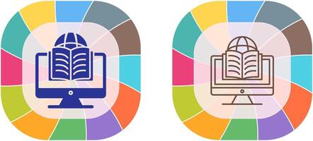 Learning Icon Design vector