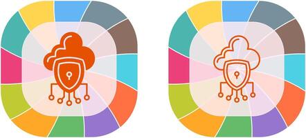 Data Protection Icon Design vector