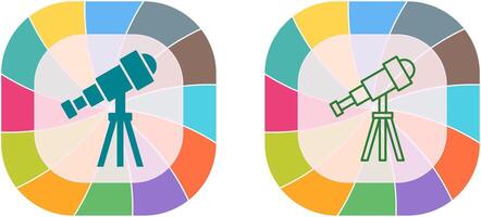 Telescope Icon Design vector