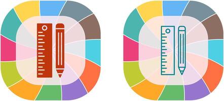 Ruler Icon Design vector