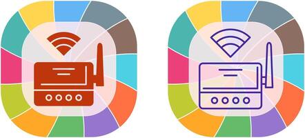 Wifi Router Icon Design vector