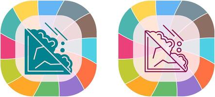 Avalanche Icon Design vector