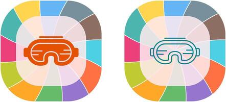 Goggle Icon Design vector