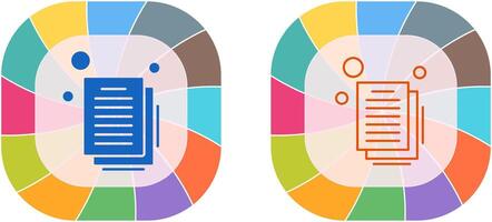 Document Icon Design vector