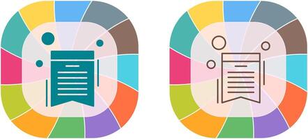 Wishlist Icon Design vector