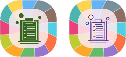 List Icon Design vector