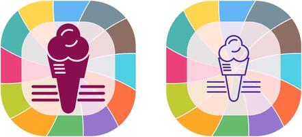 Ice Cream Icon Design vector