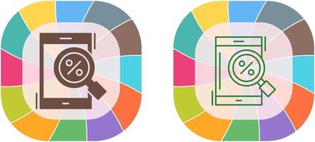 Magnifying Glass Icon Design vector