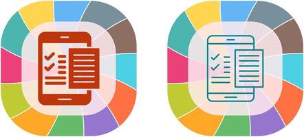 Check List Icon Design vector