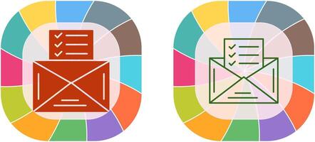 Check List Icon Design vector