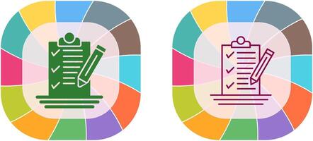 Check List Icon Design vector