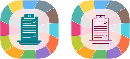 Check List Icon Design vector