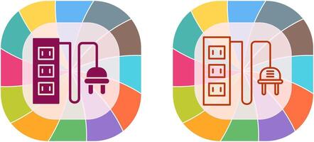 Power Socket Icon Design vector