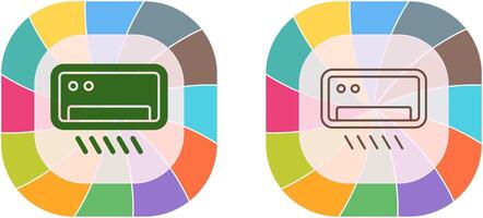 Air Conditioner Icon Design vector