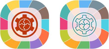 Solution Icon Design vector
