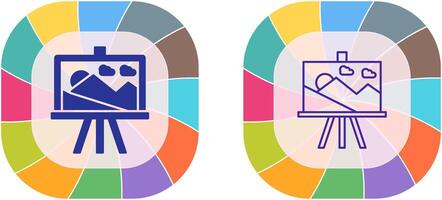Canvas Icon Design vector