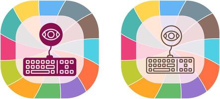 Keylogger Icon Design vector