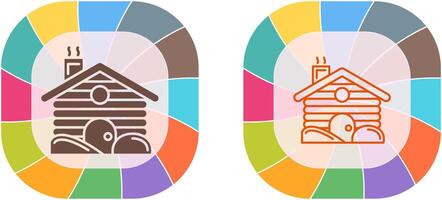 Cabin Icon Design vector