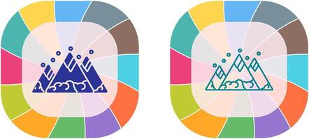 Mountain Icon Design vector