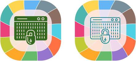 Hacking Icon Design vector