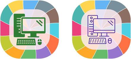 diseño de icono de computadora vector