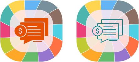 Dialog Icon Design vector