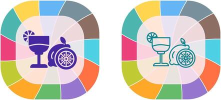 Lime Juice Icon Design vector