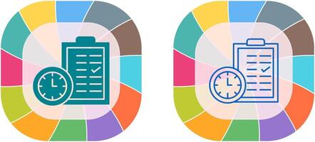 Time Planing Icon Design vector