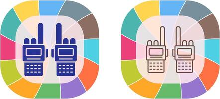 walkie película sonora icono diseño vector