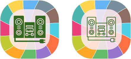 Stereo Icon Design vector