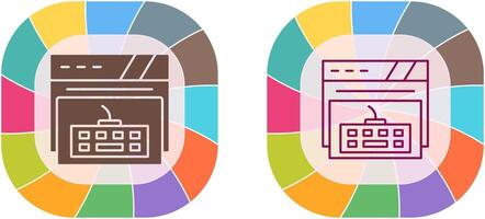 Keyboard Icon Design vector