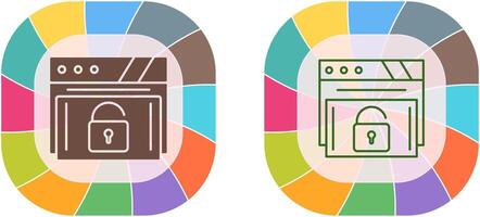 Padlock Icon Design vector