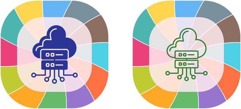 Server Icon Design vector